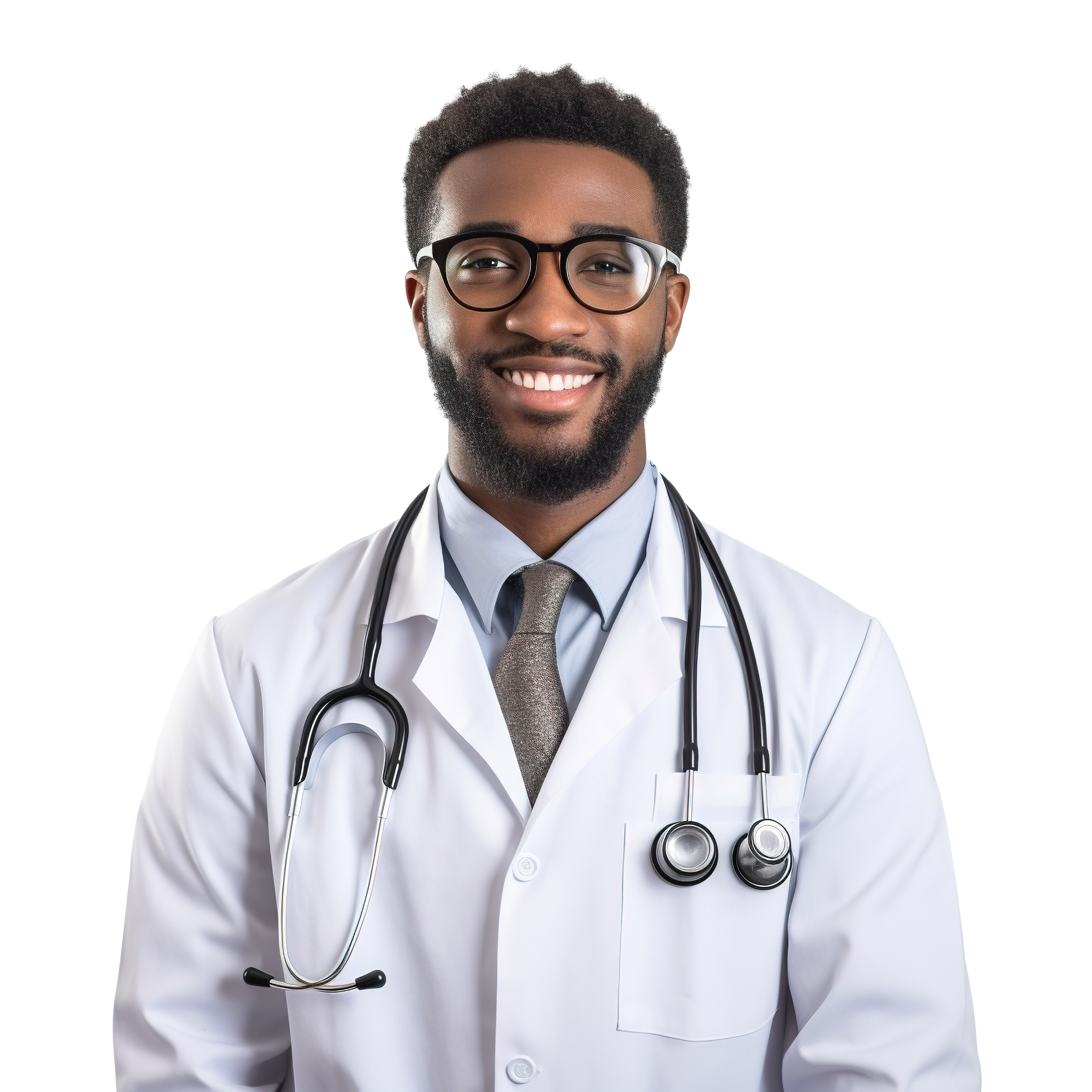 Doctor in video consultation